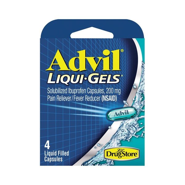 Advil Pain Reliever & Fever Reducer - 4 Count & Pack of 6 9005017